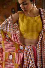 MALALA – Handwoven Mul Cotton Saree