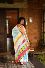 IRIS – Handwoven Mul Cotton Saree