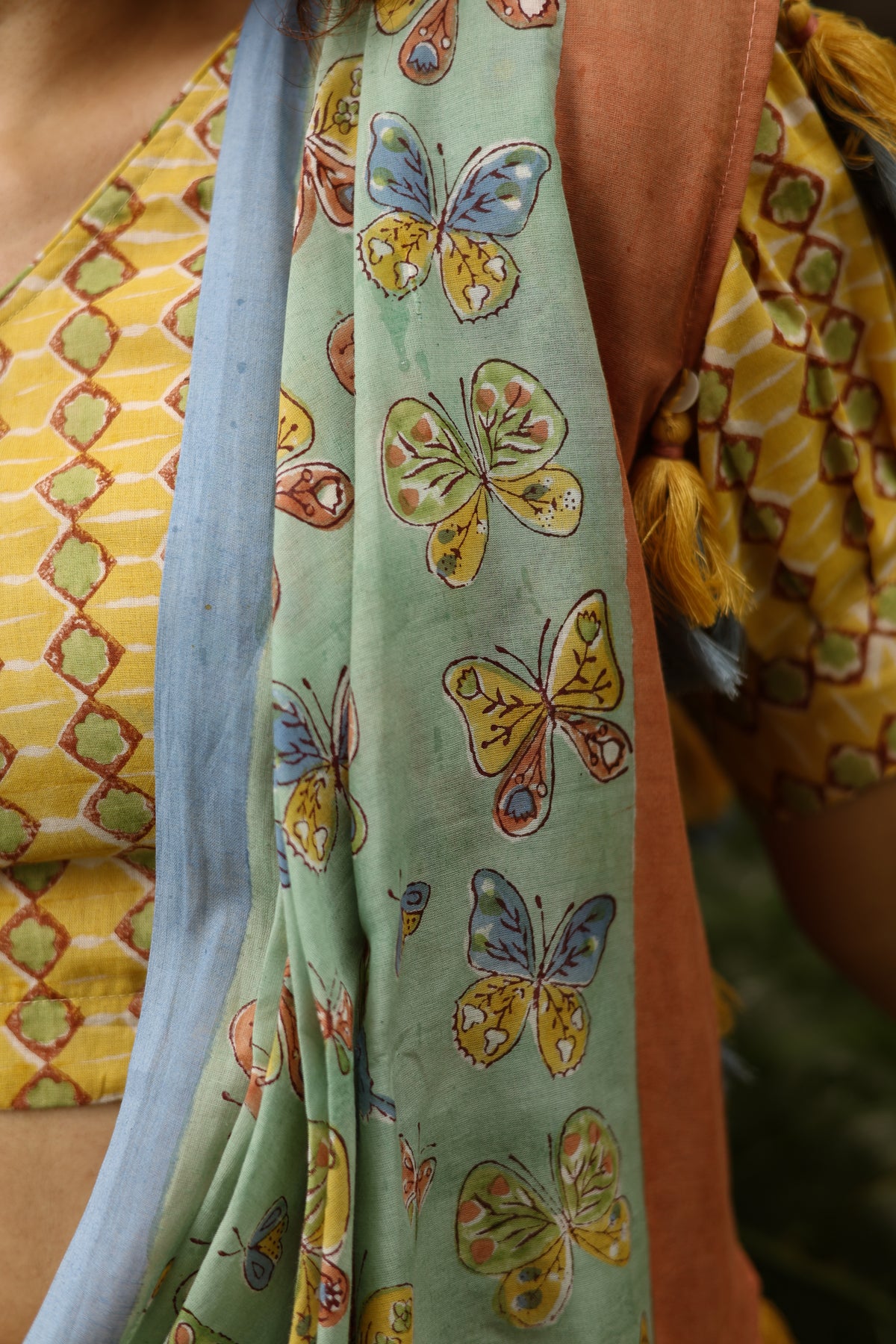 FLUTTER– Mul Cotton Saree