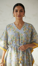 KAFTAN -Hummingbird With Blossoms