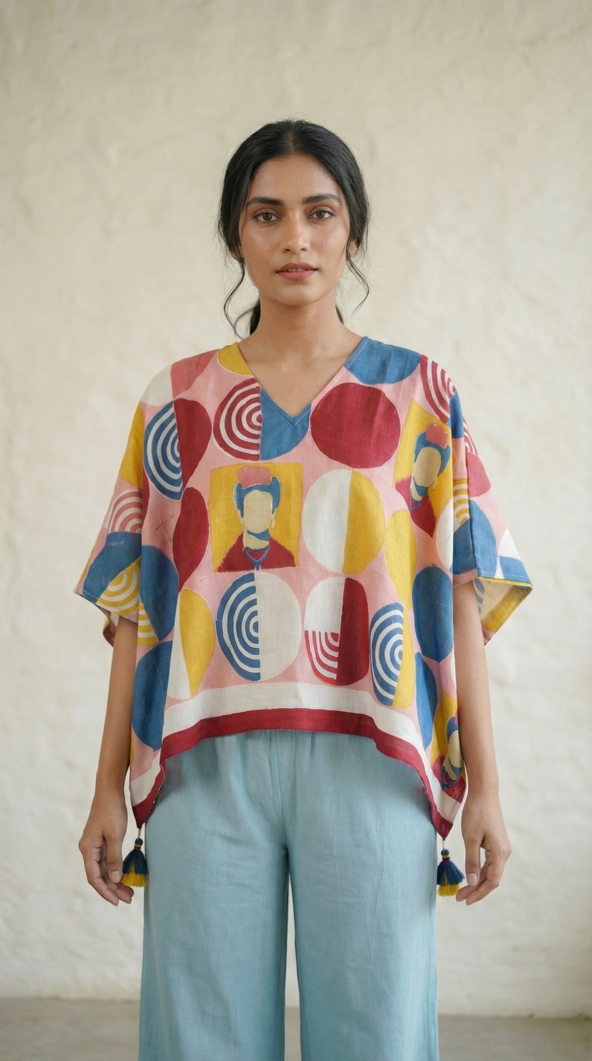 Kaftan Top- Frida The Painter