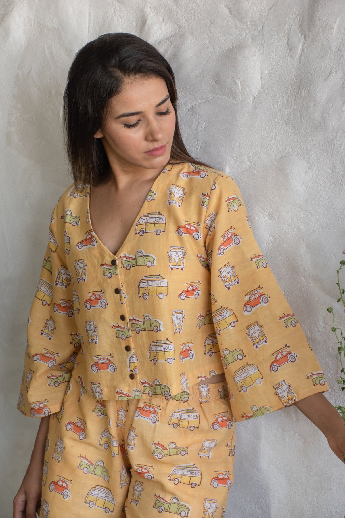 Yellow Camper Van Co-Ord Set