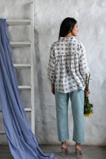 White Feather Muslin Top