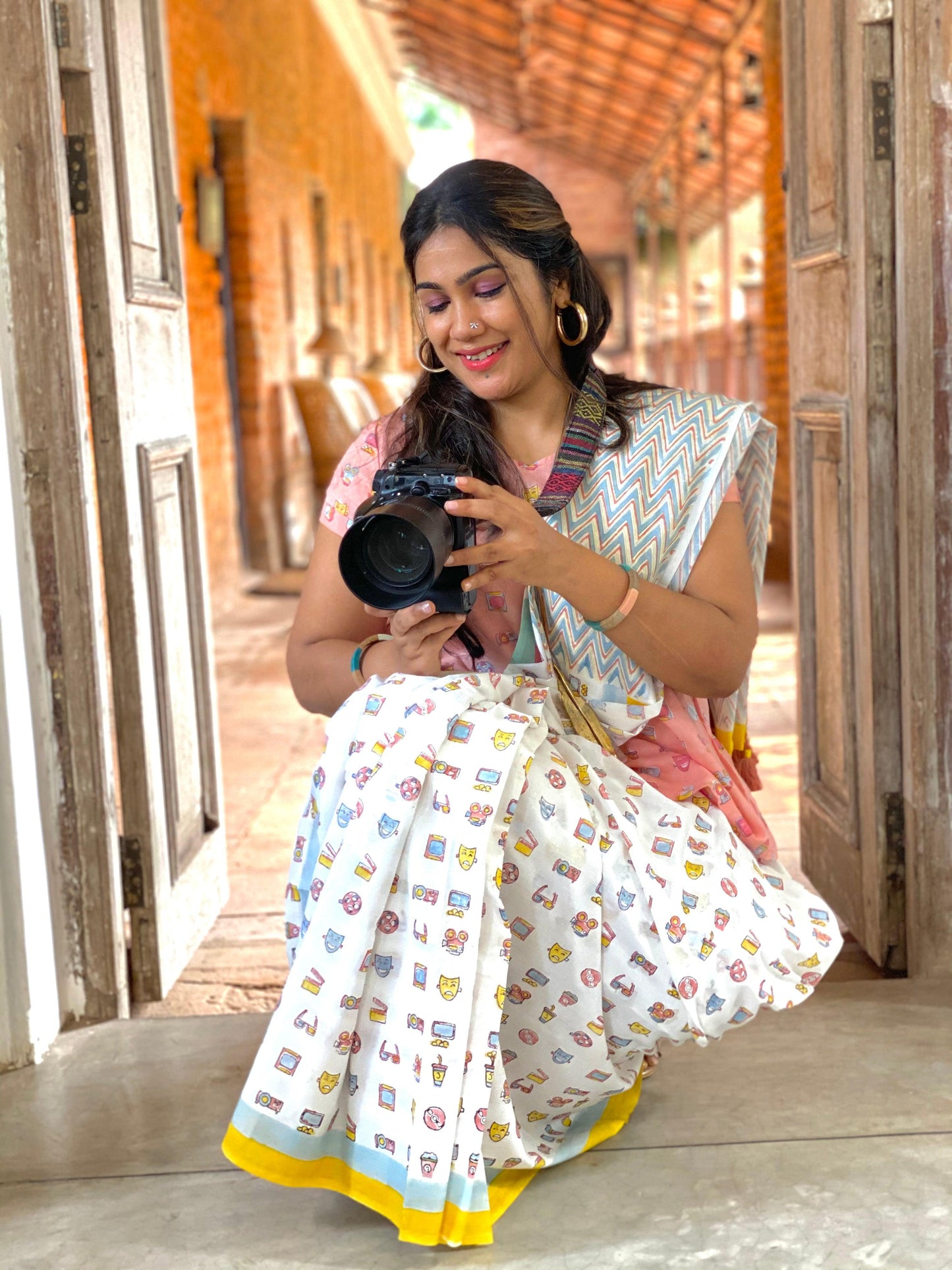 SAREE - Cinema Magic in Pastels - CHHAPA
