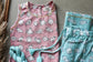 ChaniyaCholi- Birdies In Mint & Pink
