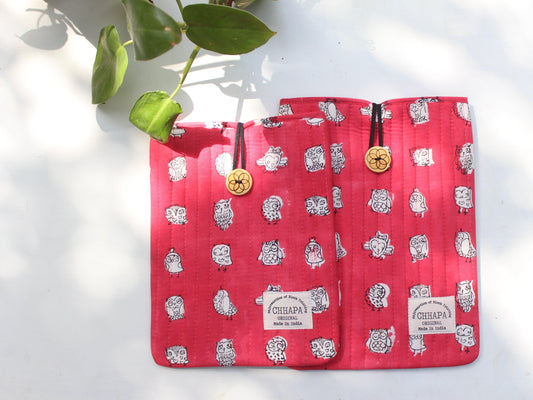 Pink Owl Ipad Sleeves - CHHAPA