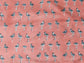Fabric - Flamingos in Rust Orange - CHHAPA