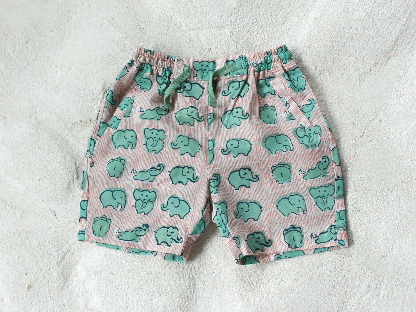 Cotton Elephant Shorts