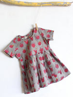 Gray Cactus Pocket Dress - CHHAPA