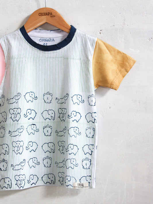 Cute Candy Elephant Unisex Kids T-Shirt