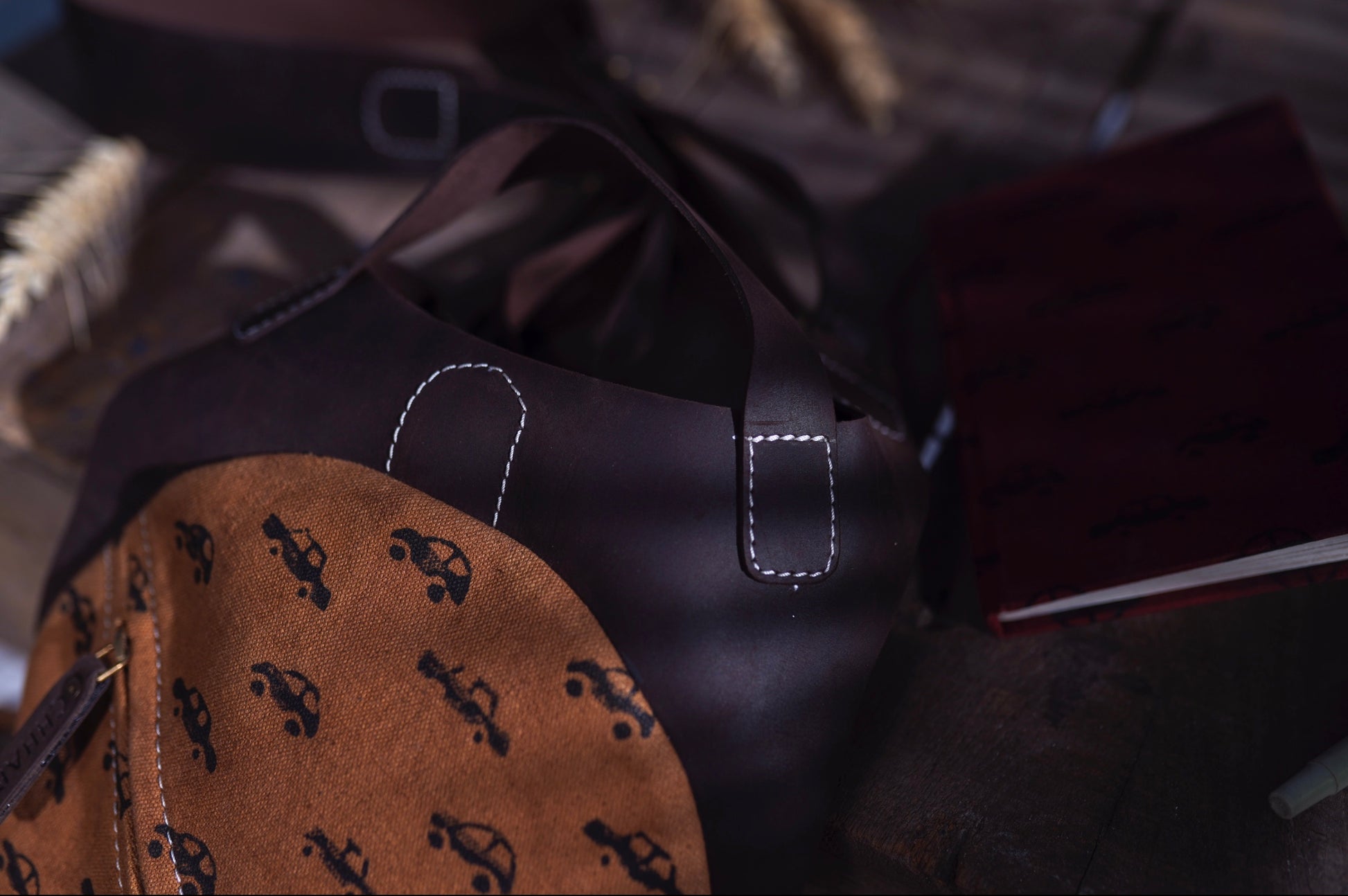 Cross Body Leather Sling Bag - CHHAPA