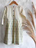 Pastel Striped Flower Dress