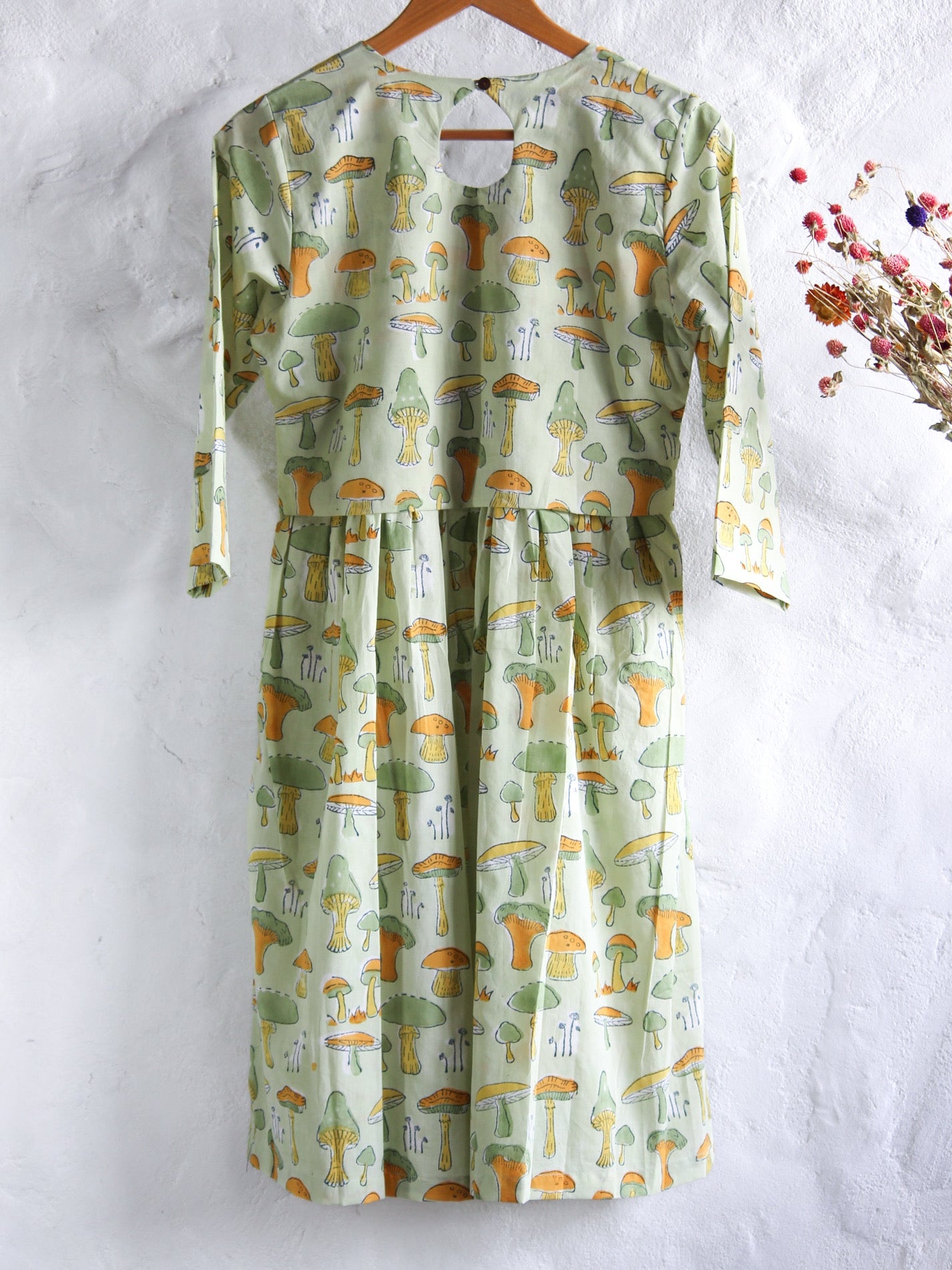 Pistachio Mushroom Dress