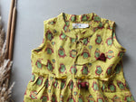 Yellow Penguins Frill Dress - CHHAPA