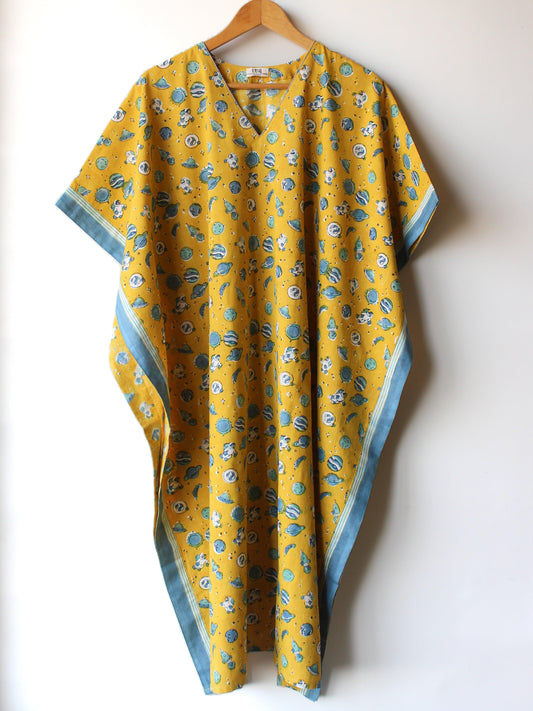 Kaftan- Yellow Ether - CHHAPA