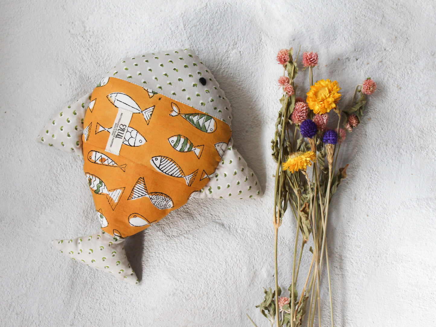 Yellow Fish Soft Toy