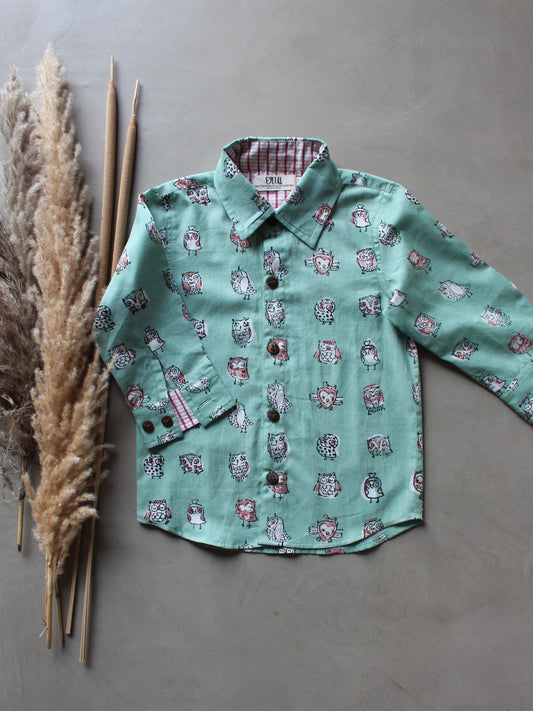Owls in Mint Shirt - CHHAPA