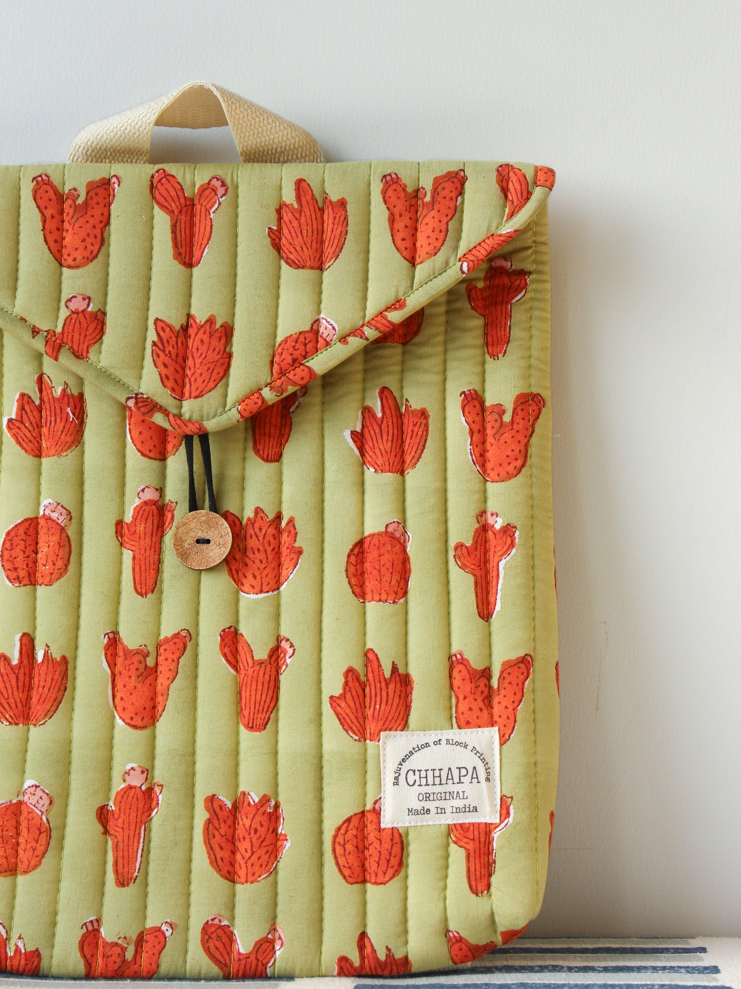 KIDS -PISTACHIO CACTUS BAG - CHHAPA