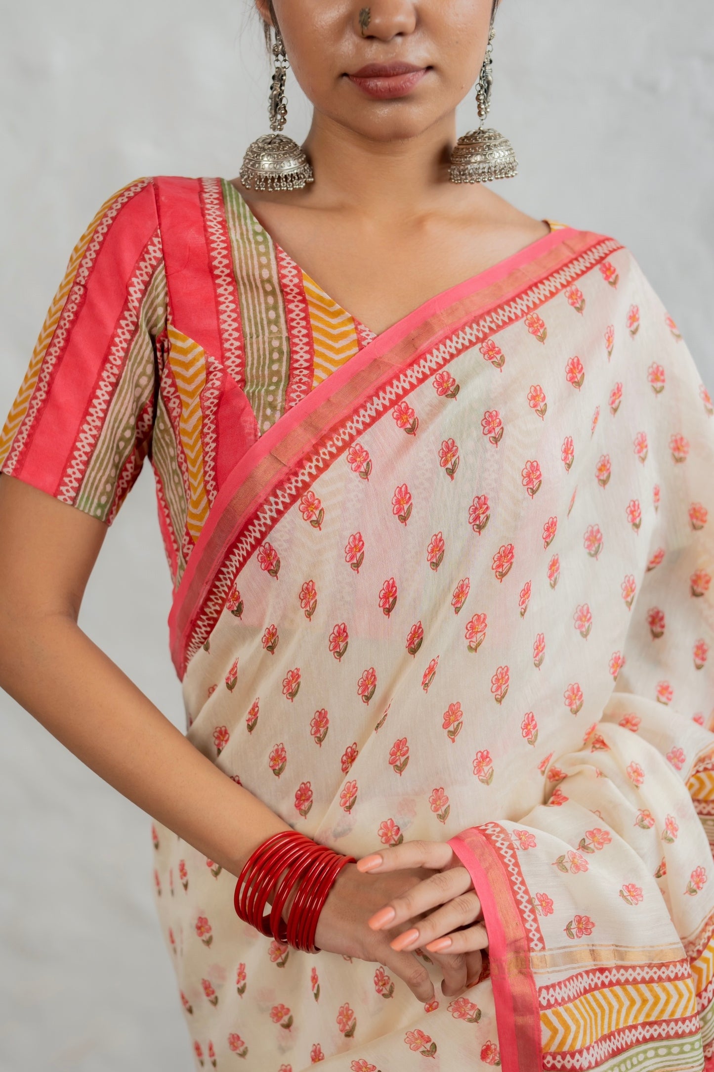 MANJARI Chanderi Saree