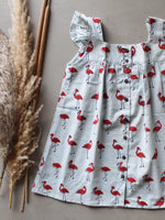 Flamingos in Grey Dress - CHHAPA