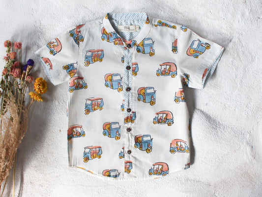 White Auto-Rickshaw Shirt