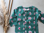 Green Kurta Shirt - CHHAPA