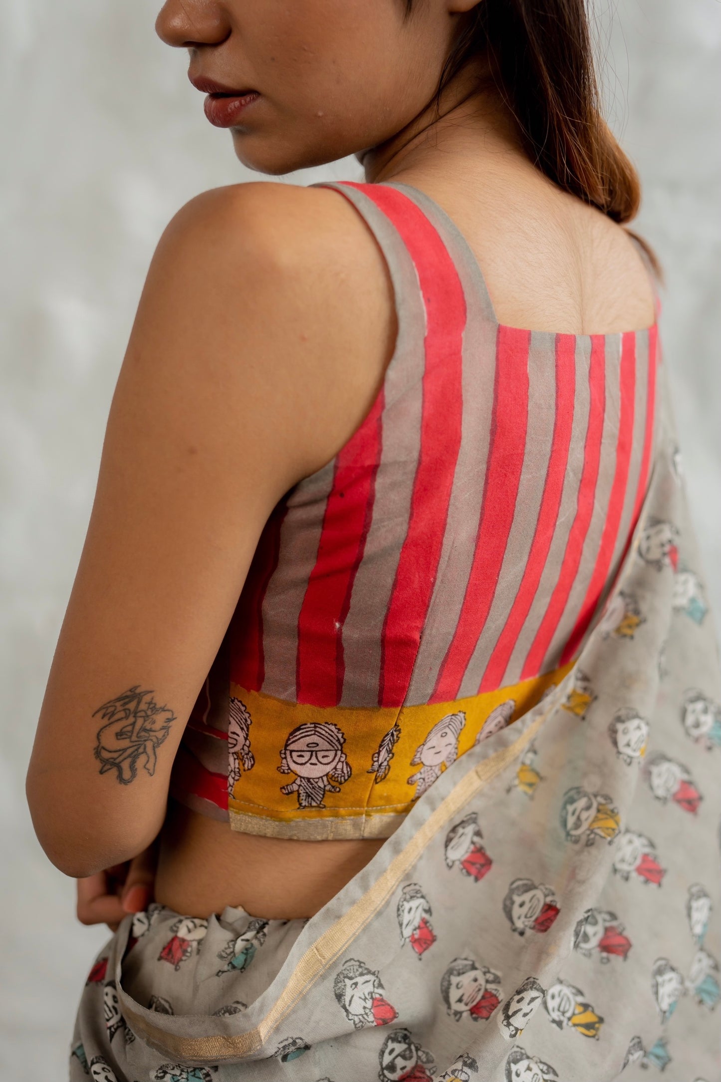 BOLD BOOMAI - Chanderi Saree