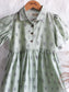 Elaichi Green Flower Dress