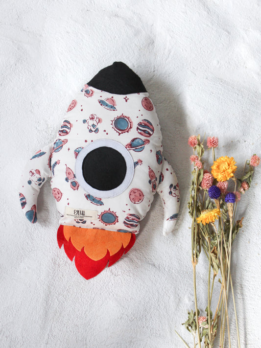 White Rocket Soft Toy