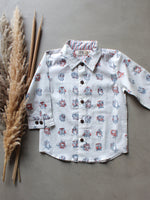 Owls in White Shirt - CHHAPA