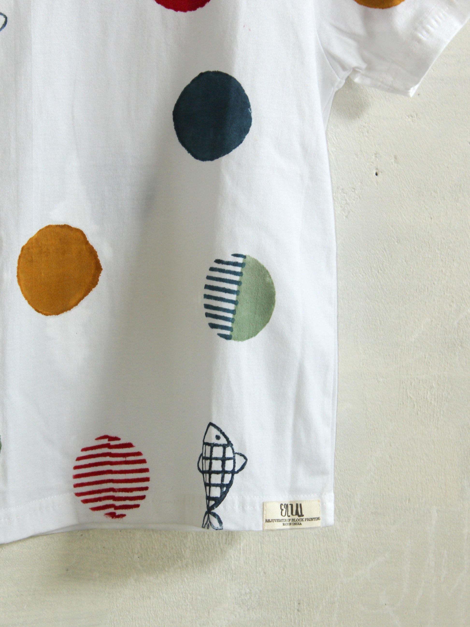 Pastel Polkadots Unisex Kids T-Shirt - CHHAPA