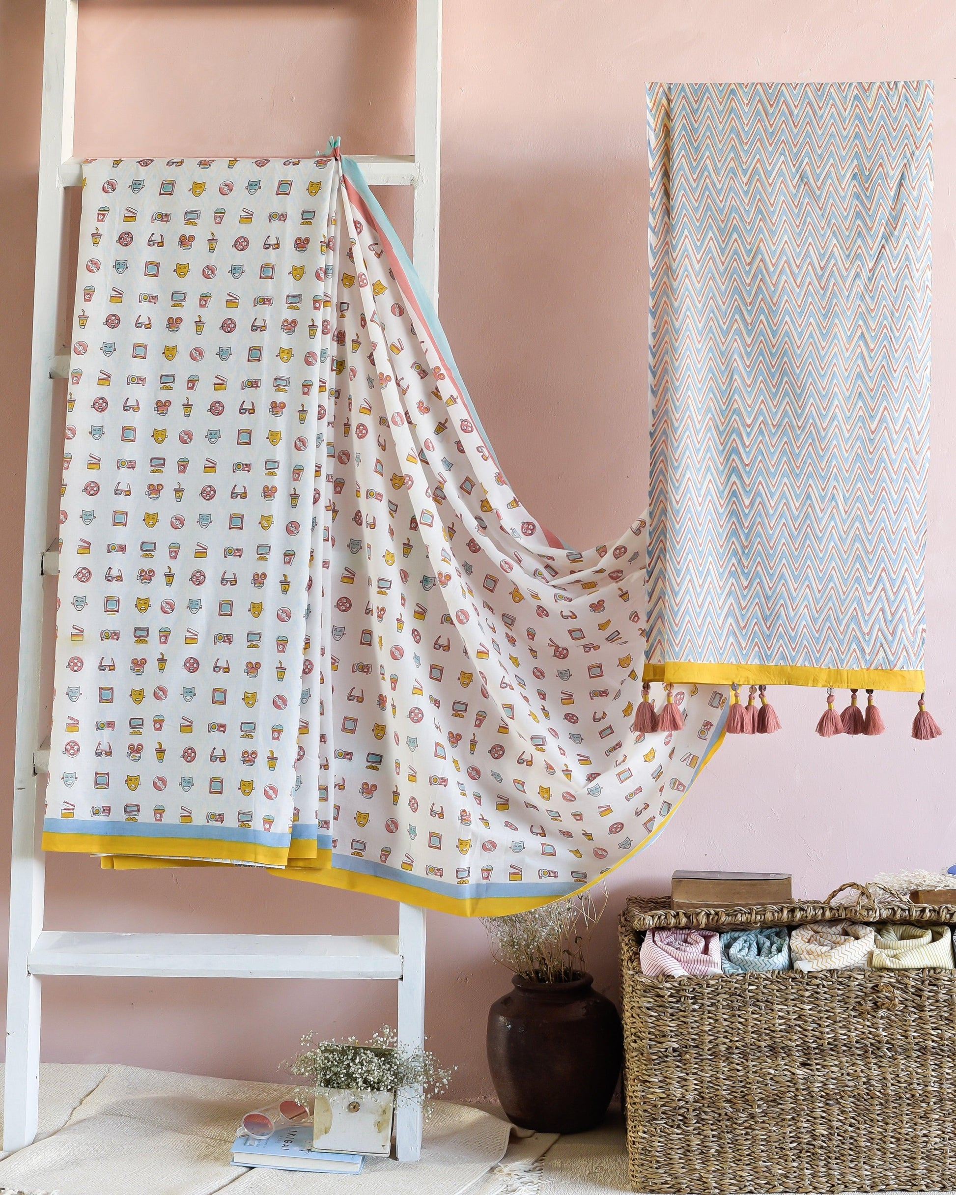 SAREE - Cinema Magic in Pastels - CHHAPA