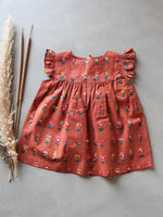 Rusty Flower Dress - CHHAPA