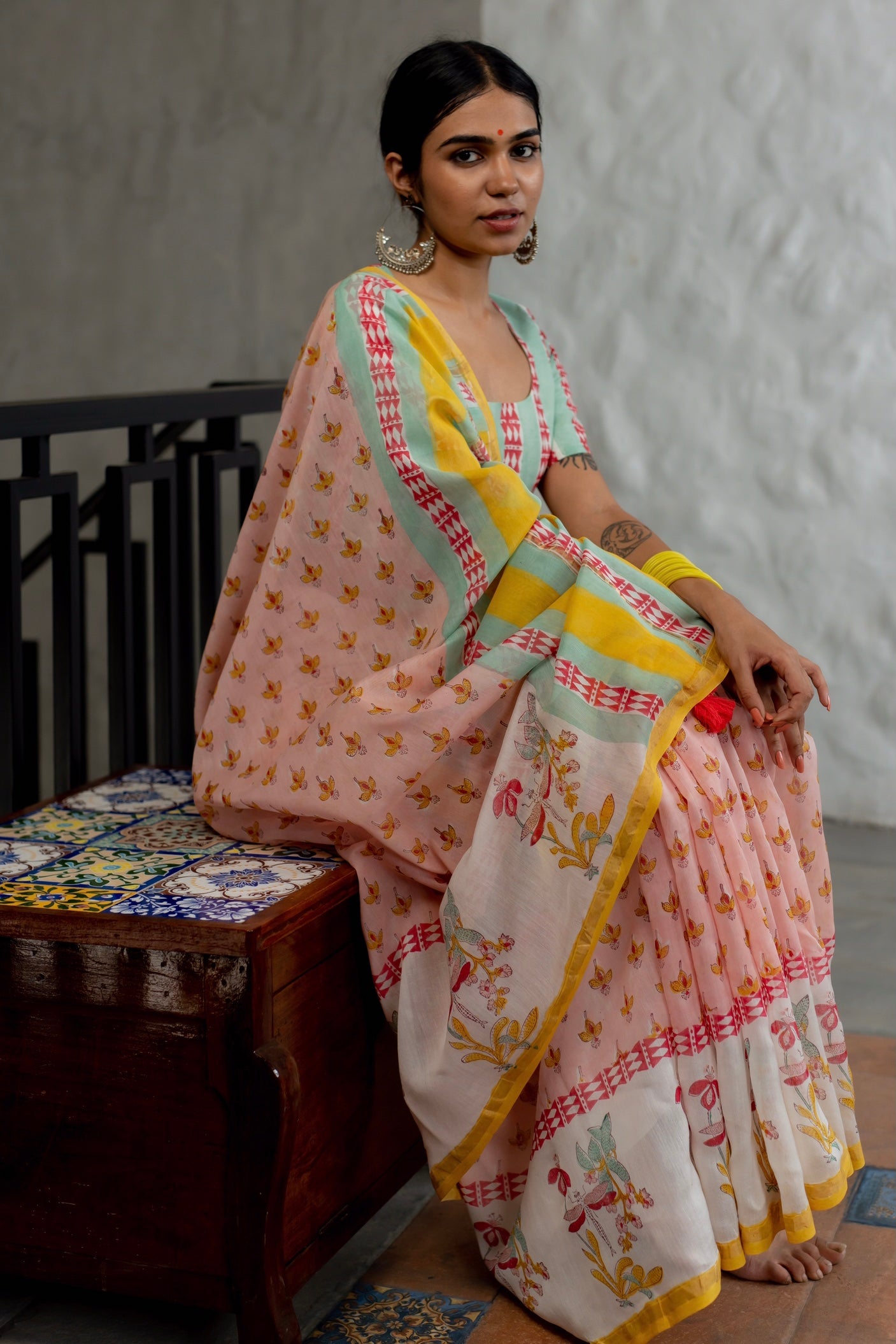 AMALTAS - Chanderi Saree