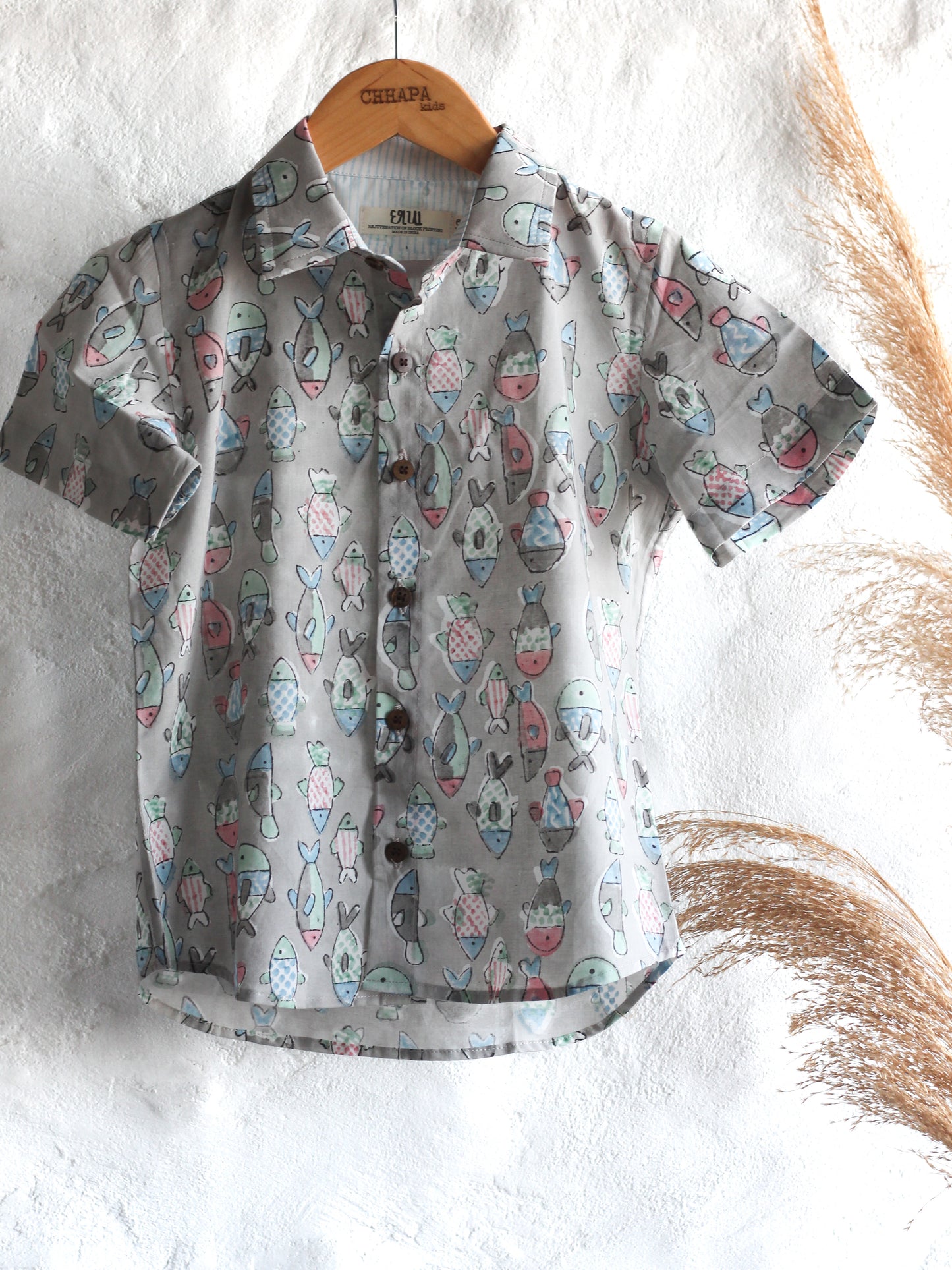 Gray Fish Shirt