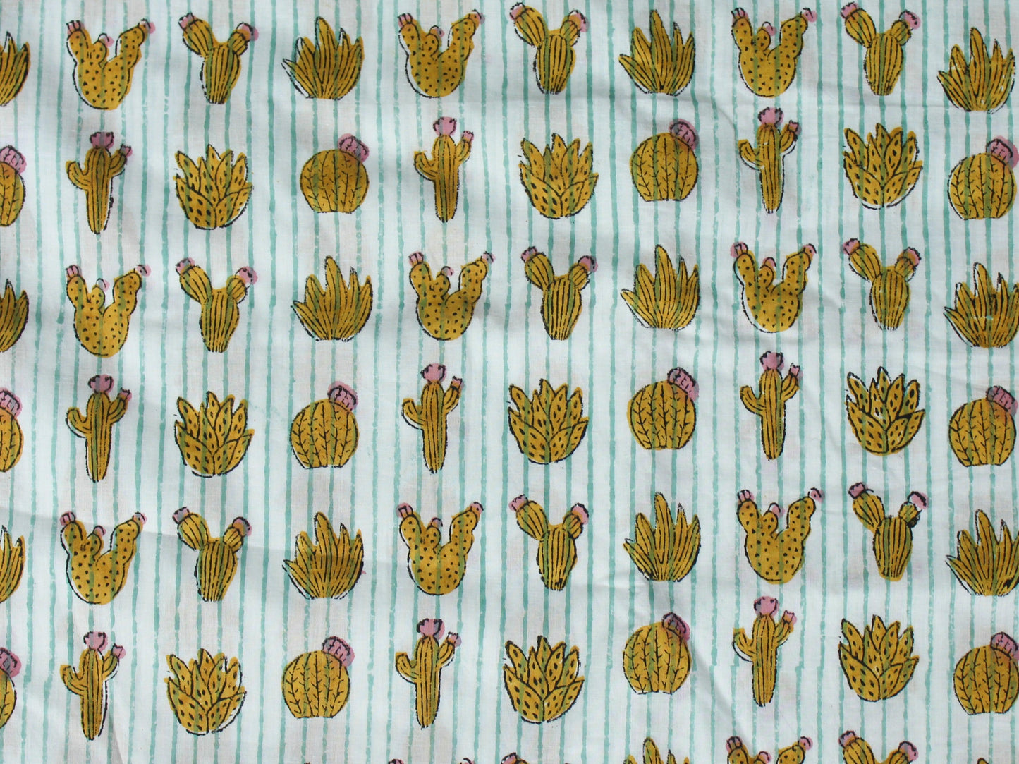 Fabric - Cactus with Lining - CHHAPA