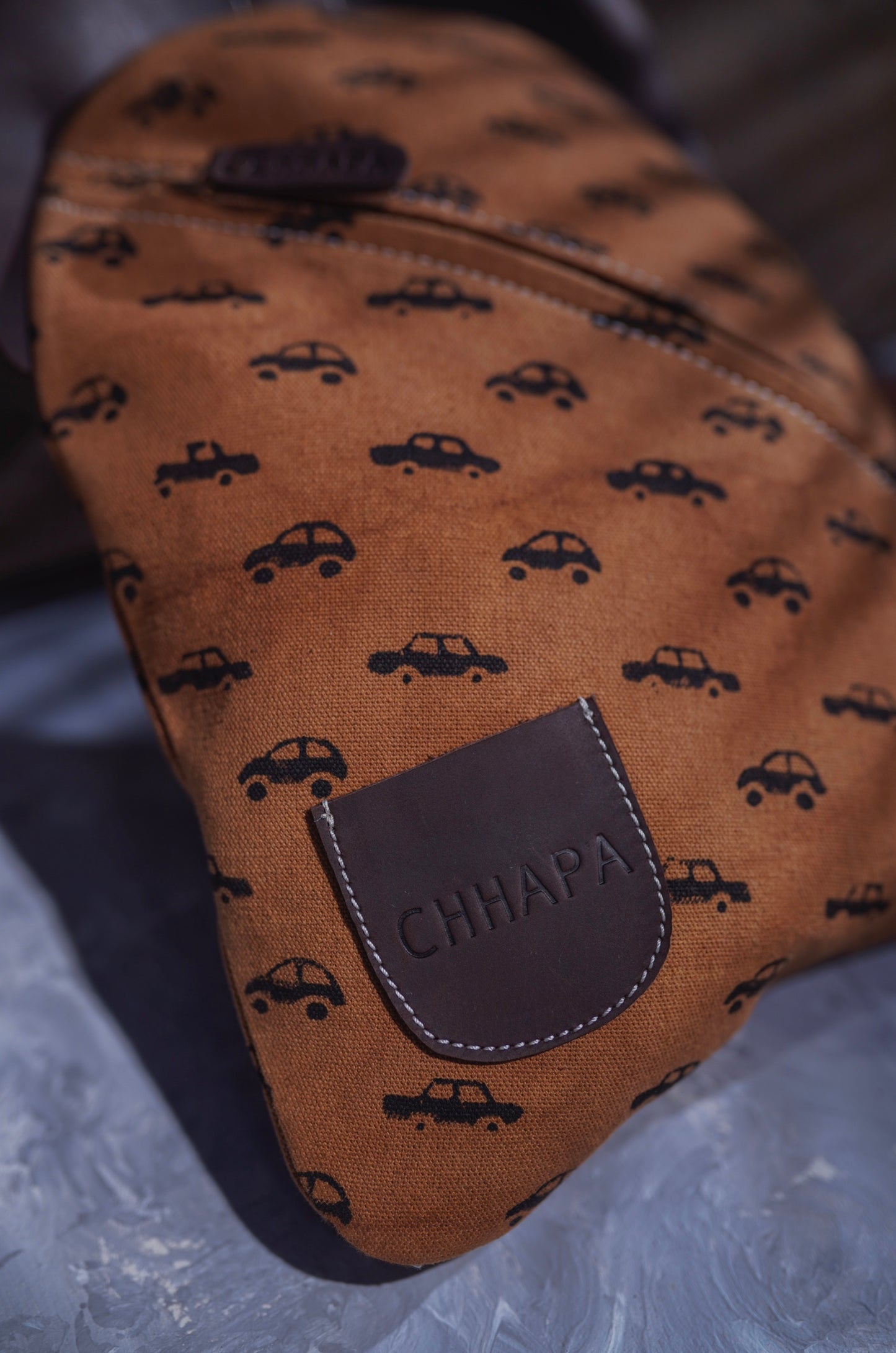 Cross Body Leather Sling Bag - CHHAPA