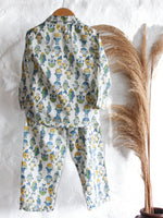 Unisex Kids Pajama - Fishes in White - CHHAPA