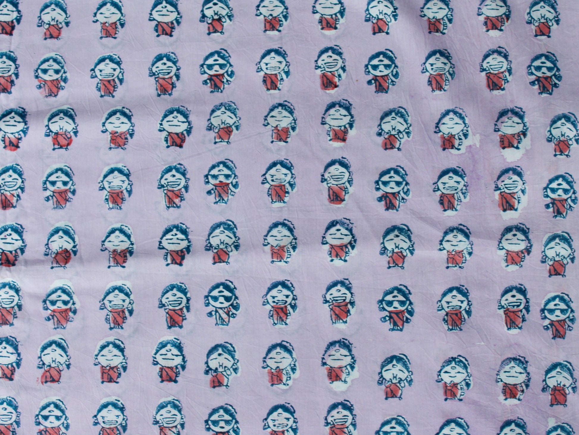 Fabric - Guddiya in Pink - CHHAPA
