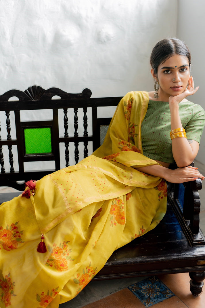 chanderi saree designs