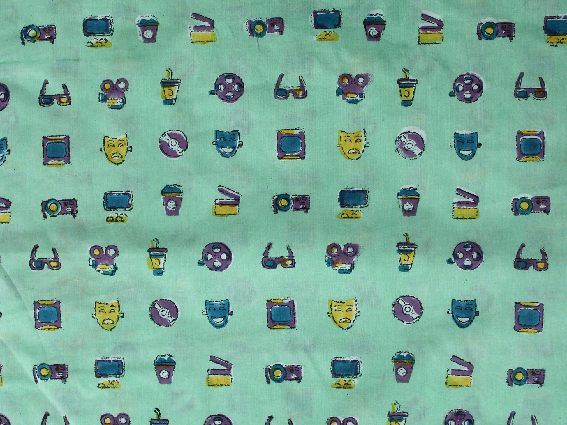 Fabric - Cinema in Mint - CHHAPA