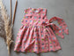 Peach Cinema knot Dress - CHHAPA