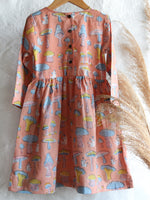 Peach Mushroom Dress