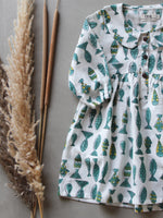 White Finny Collar Dress - CHHAPA