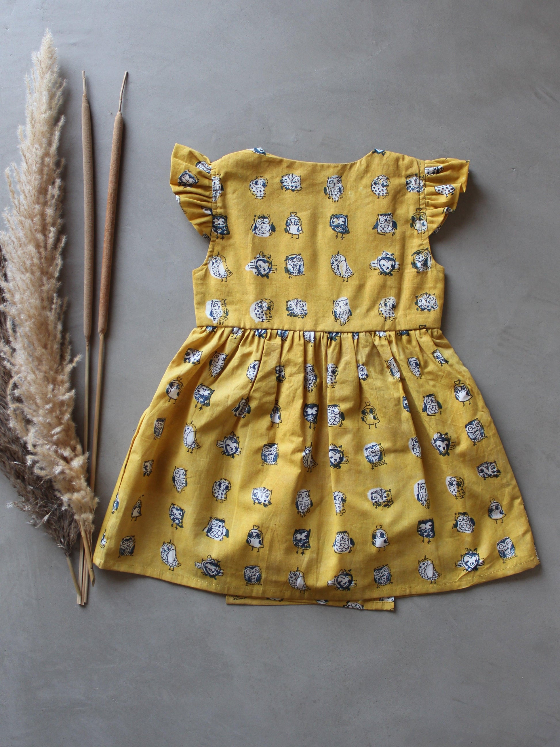 Owl In Yellow Dress - CHHAPA