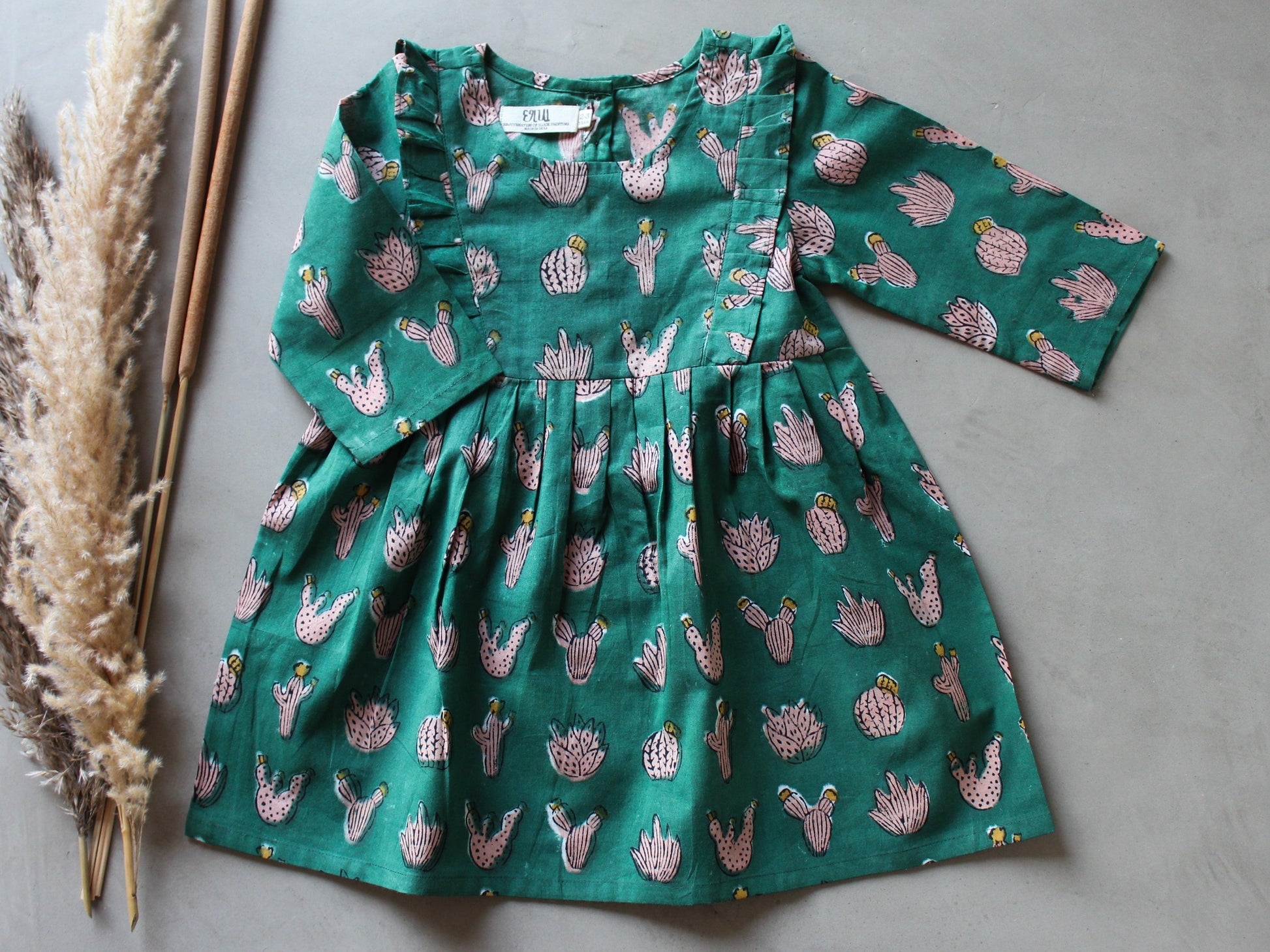 Green Cacti Dress - CHHAPA