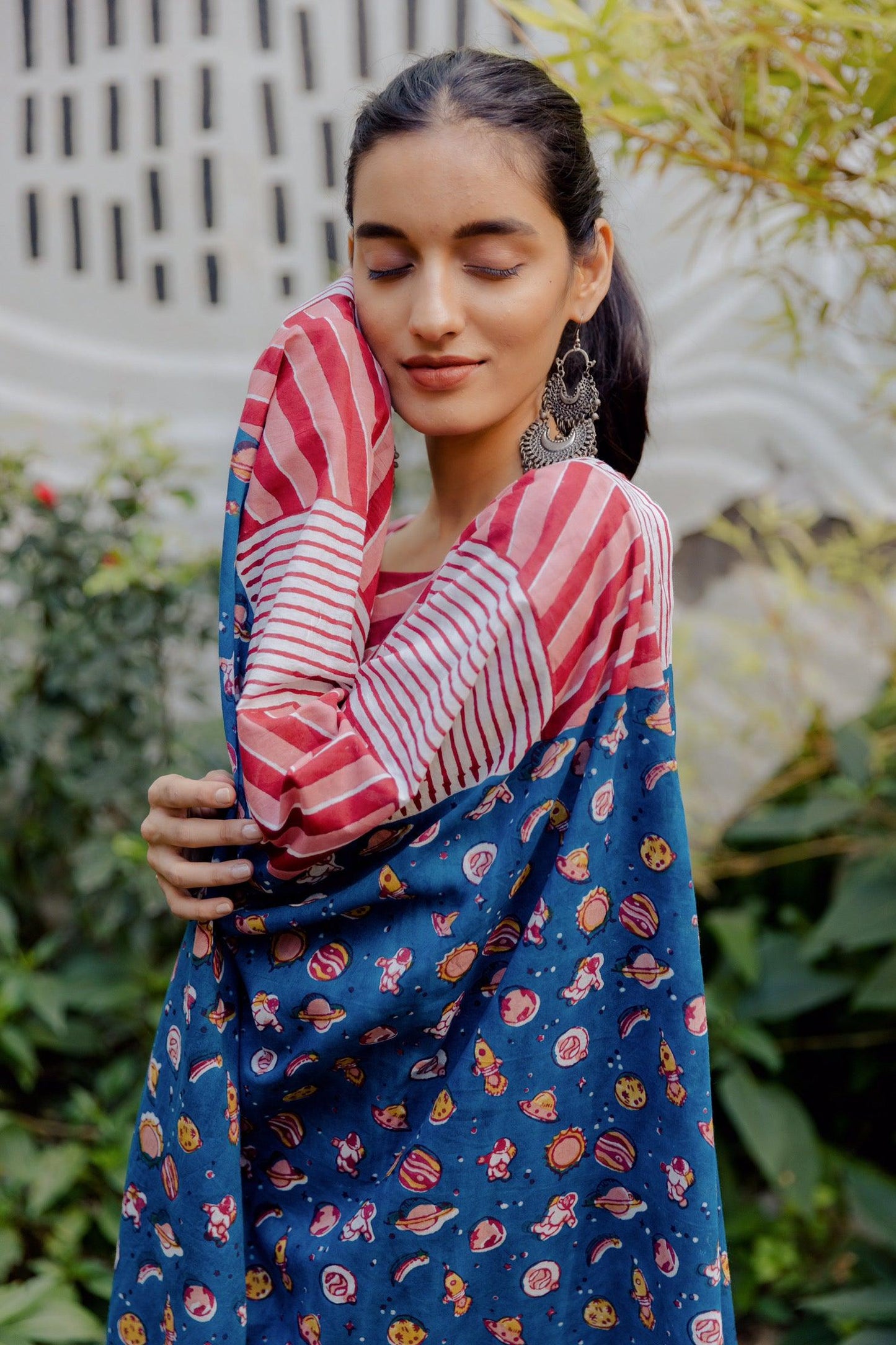 SAREE - Blue Ether Essence - CHHAPA
