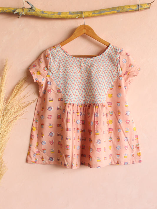 Cinema & Chevron Top